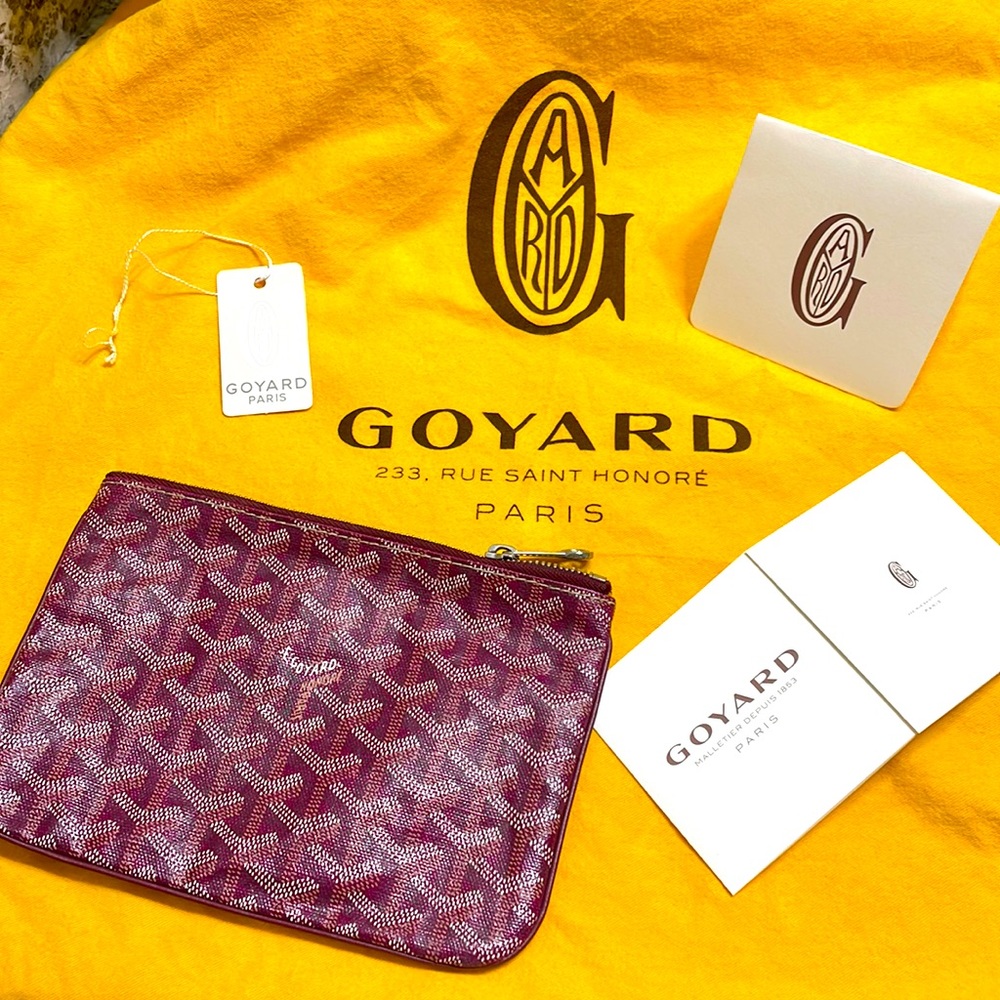 Goyard Senat PM - Burgundy Clutch